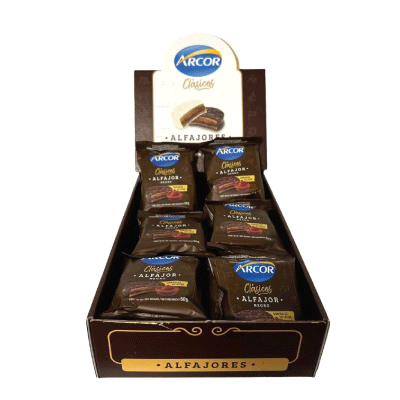Alfajor negro arcor