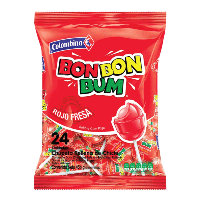 Bon bon bum fresa bolsa
